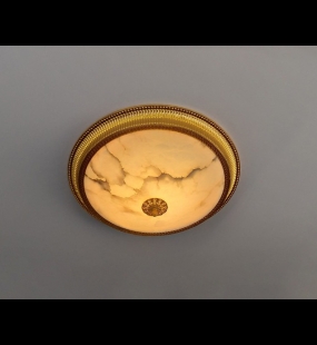 đèn mâm ốp trần đồng HT211 - Ø75cm