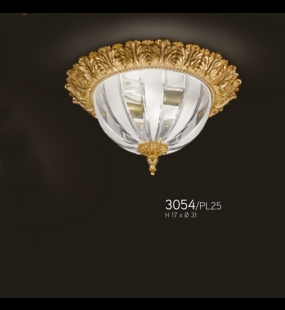 Đèn mâm ốp trần đồng FBAI 3054/PL25