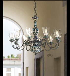 Đèn chùm đồng FBAI - ITALIA 3130/10