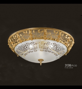 Đèn mâm ốp trần đồng FBAI 3138/PL50