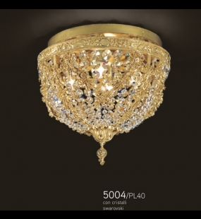 Đèn mâm ốp trần đồng FBAI 5004/PL40