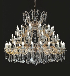 Đèn chùm pha lê nến IPM L480/24+12+12